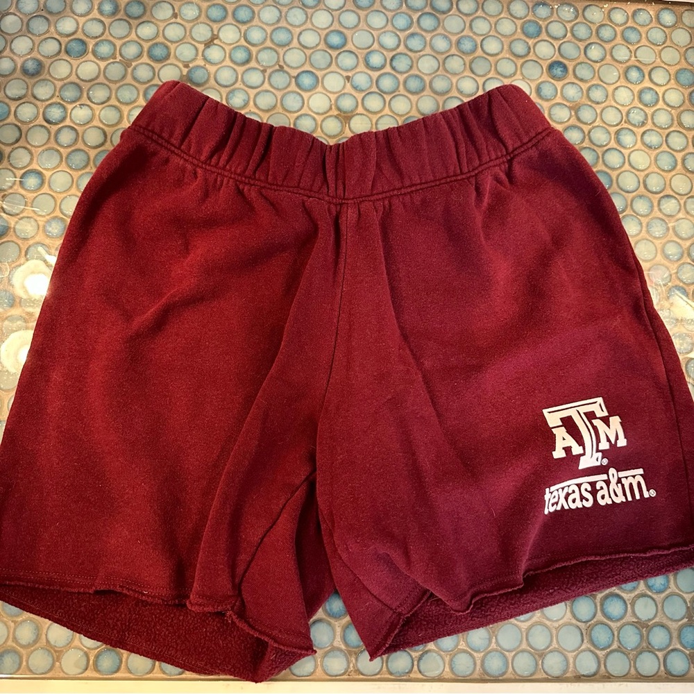 Texas A&M Women’s Aggie Fleece Maroon Shorts